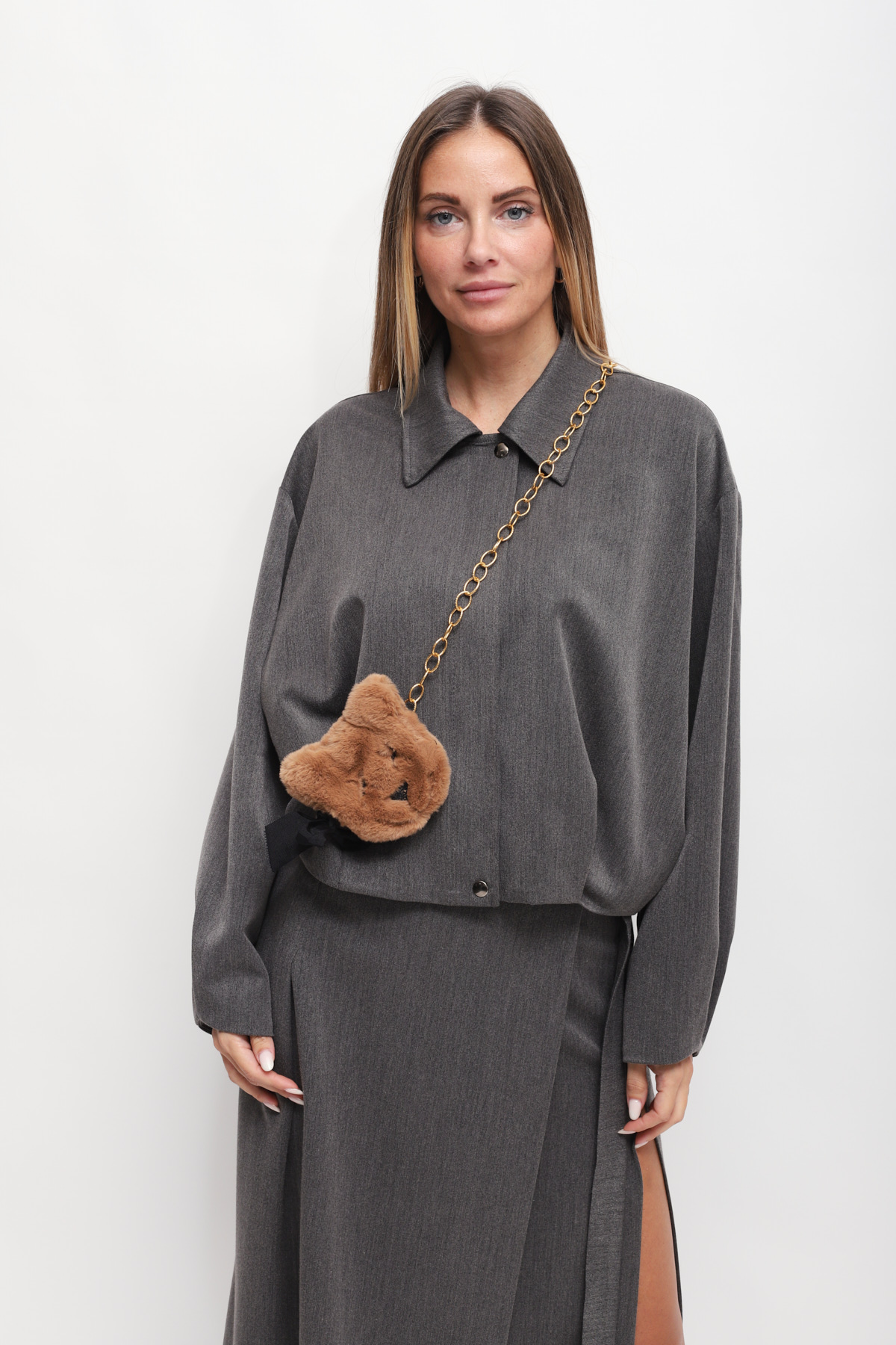 BOMBER CON BORSA TEDDY