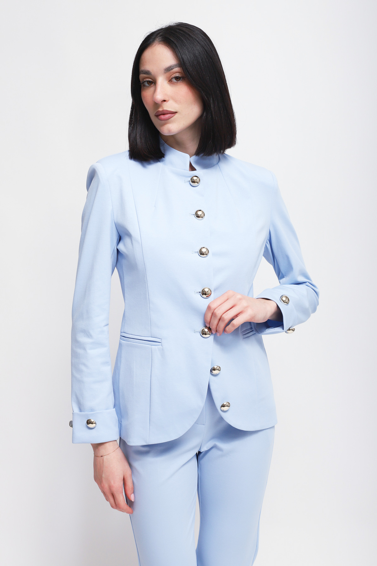 GIACCA MONOPETTO IN COTONE