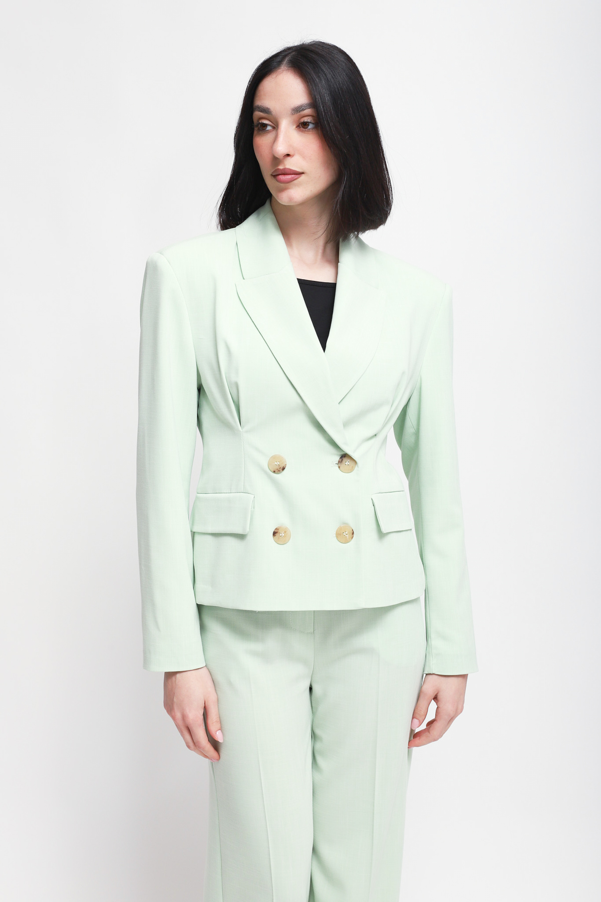 GIACCA CROPPED DOPPIOPETTO